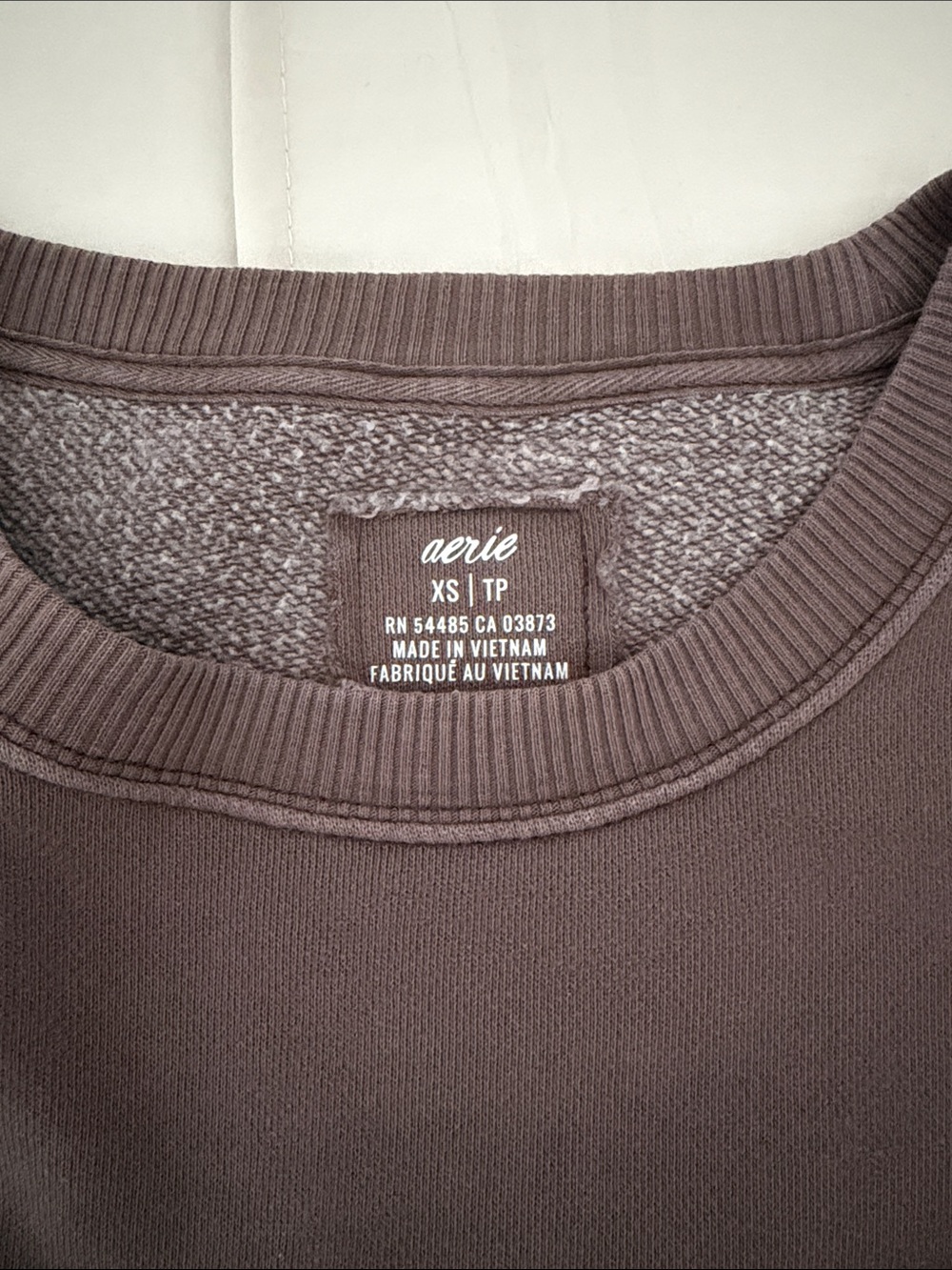 Aerie Women’s Free Chest Pocket Crewneck Sweater - Picture 2 of 3